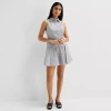 Bold Elements Womens Mini Flared Skirt In White
