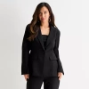 Bold Elements Womens Regular Fit Suit Jacket In Black