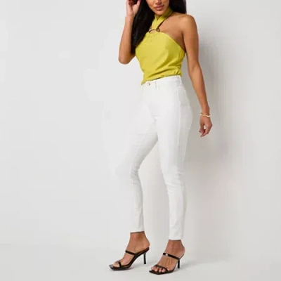 Bold Elements Womens Skinny Fit Jean In White