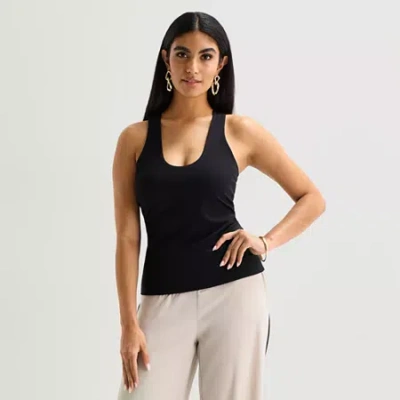 Bold Elements Womens U Neck Sleeveless Blouse In Multi