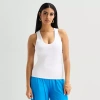 Bold Elements Womens U Neck Sleeveless Blouse In Multi