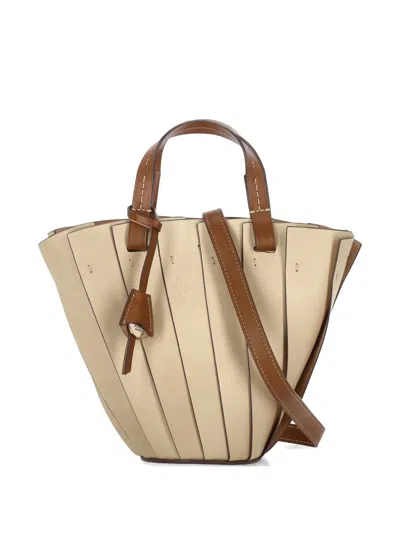 Boldrini Argilla Panelled Leather Tote Bag In Neutral