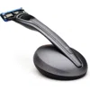 Bolin Webb X1 Matte Red Razor And Stand Set In Matte Graphite