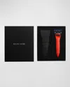 Bolin Webb X1 Razor And Case Set In Red