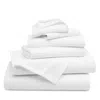 Boll & Branch 6 Piece Spa Bath Towel Set In White