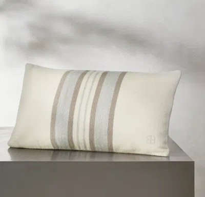 Boll & Branch Alpaca Equestrian Stripe Pillow Cover In Multi