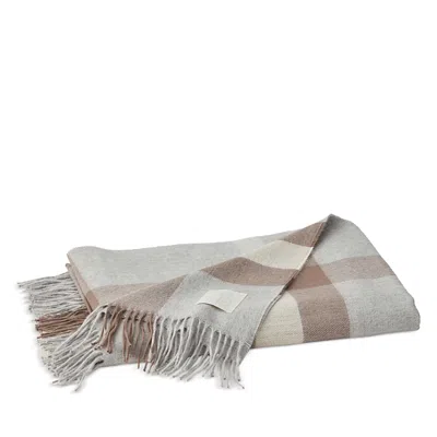 Boll & Branch Alpaca Plaid Throw Blanket, 50 X 70