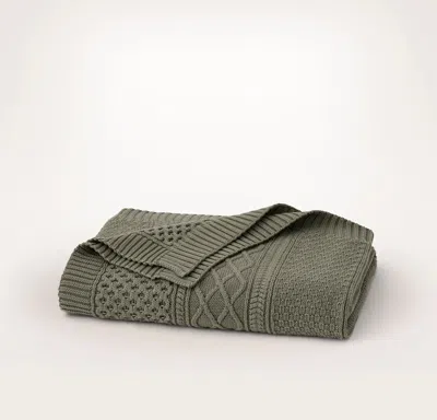 Boll & Branch Aran Knit Throw Blanket