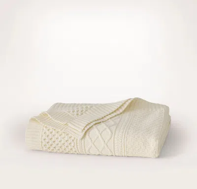 Boll & Branch Aran Knit Throw Blanket