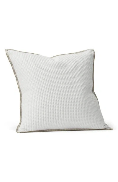 Boll & Branch Blanket Stitch Organic Cotton Waffle Weave European Sham