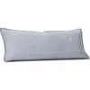 Boll & Branch Blanket Stitch Organic Cotton Waffle Weave Pillow Cover In Gray