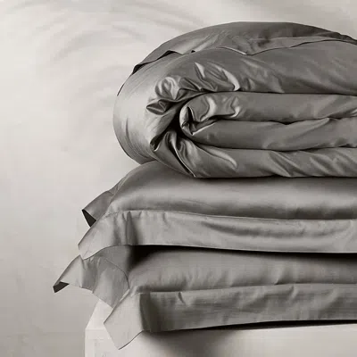 Boll & Branch Boil & Branch Reserve Duvet Cover Set, King/cal King In Gray