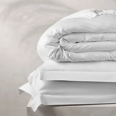 Boll & Branch Boil & Branch Reserve Duvet Cover Set, King/cal King In White