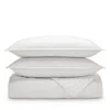 Boll & Branch Boil & Branch Signature Stripe Quilt Set, Full/queen In White
