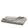 Boll & Branch Cable Knit Organic Cotton Baby Blanket In Heathered Pewter