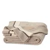 Boll & Branch Court Knit Throw Blanket In Brown