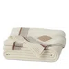 Boll & Branch Court Knit Throw Blanket In White