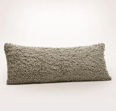 Boll & Branch Cozy Bouclé Pillow Cover In Gray