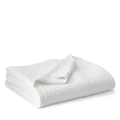 Boll & Branch Dappled Vela Classic Coverlet, King/cal King In White