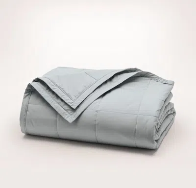 Boll & Branch Down Quilted Bed Blanket In Gray