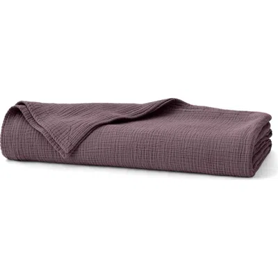 Boll & Branch Dream Bed Blanket In Purple