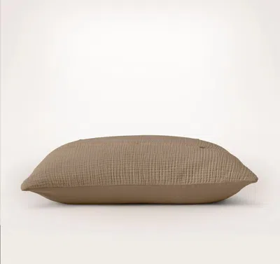 Boll & Branch Dream Comforter Sham In Brown