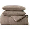 Boll & Branch Dream Duvet Cover & Shams Set In Brown