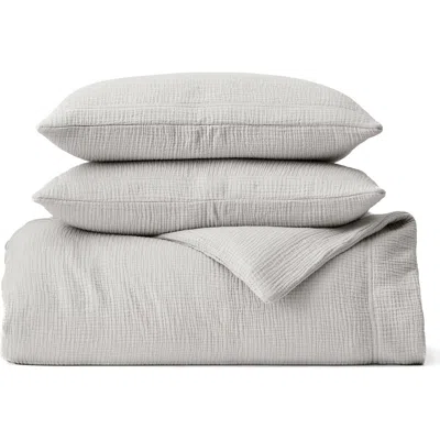 Boll & Branch Dream Duvet Cover & Shams Set In Gray