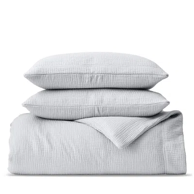 Boll & Branch Dream Duvet Set, Full/queen In Blue