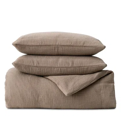 Boll & Branch Dream Duvet Set, King/california King In Brown