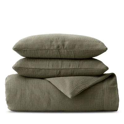 Boll & Branch Dream Duvet Set, Twin/twin Xl In Green