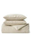 Boll & Branch Dream Organic Cotton Duvet Cover & Shams Set In Neutral