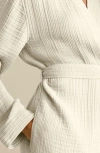 Boll & Branch Dream Rib Organic Cotton Robe In White