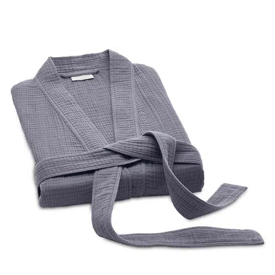 Boll & Branch Dream Robe In Blue