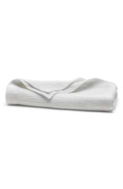 Boll & Branch Dream Throw Blanket In White