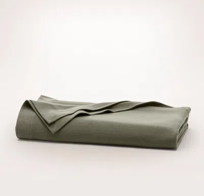 Boll & Branch Essential Bed Blanket In Green