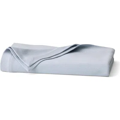 Boll & Branch Essential Organic Cotton Bed Blanket In Blue