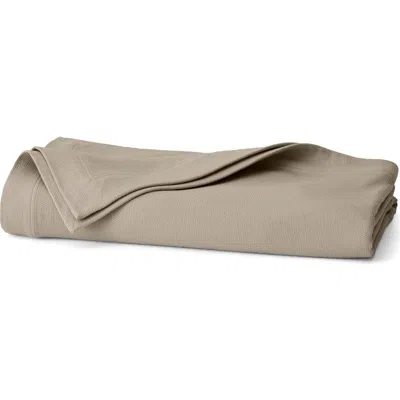 Boll & Branch Essential Organic Cotton Bed Blanket In Brown
