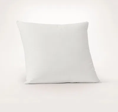 Boll & Branch Feather Down Decorative Pillow Insert (22x22) In White