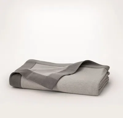 Boll & Branch Fine Merino Wool Bed Blanket In Gray