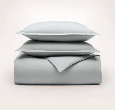 Boll & Branch Flannel Duvet Set In Gray