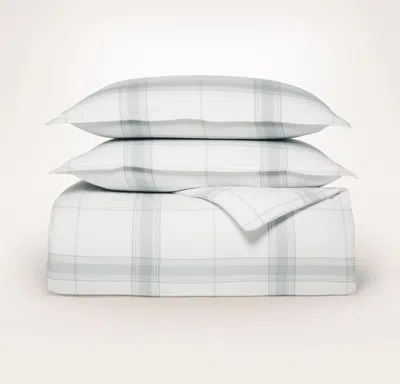 Boll & Branch Flannel Duvet Set In Neutral
