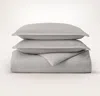 Boll & Branch Flannel Duvet Set In Gray