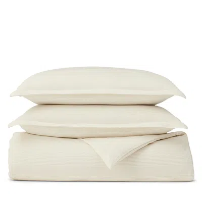 Boll & Branch Flannel Heathered Duvet Set, King/cal King In Neutral