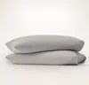 Boll & Branch Flannel Pillowcase Set In Gray
