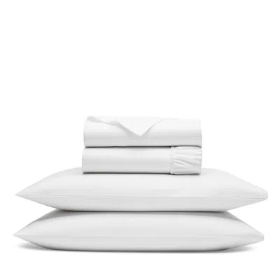 Boll & Branch Flannel Pillowcase Set, King In White