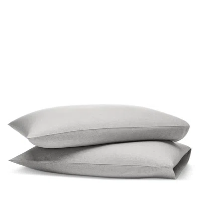 Boll & Branch Flannel Pillowcase Set, Standard In Gray