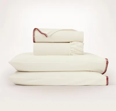Boll & Branch Flannel Sheet Set In White