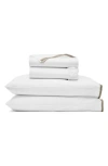 Boll & Branch Framed Percale Sheet Set
