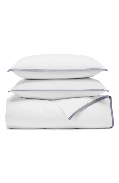 Boll & Branch Framed Percale Sheet Set In White